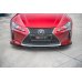 Накладка сплиттер на передний бампер на Lexus LC 500